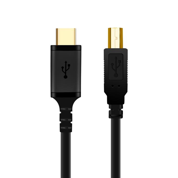 کابل پرینتر کی نت پلاس مدل KP-C2006 طول 3 متر Knet Plus KP-C2006 3m Type-C to miniUSB Cable